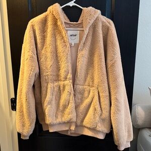 Aerie Plush Teddy Hoodie
